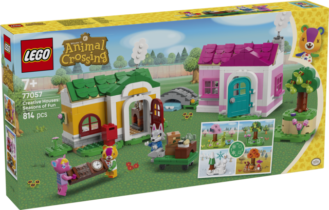 LEGO Animal Crossing kreatywne domy Pory zabawy 77057