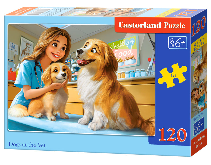 Puzzle 120 Dogs at the Vet B-13616-1