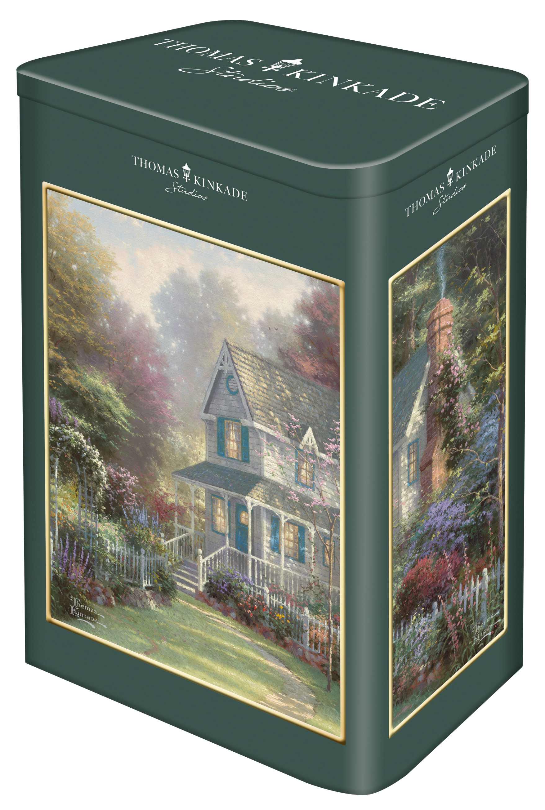 Puzzle 500 PQ T. Kinkade puszka Ogród wiktoriański 110798