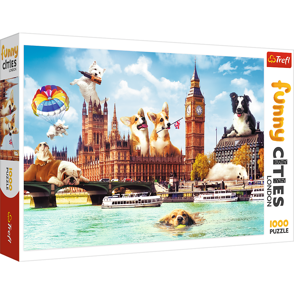 Puzzle 1000 Psy w Londynie 10596