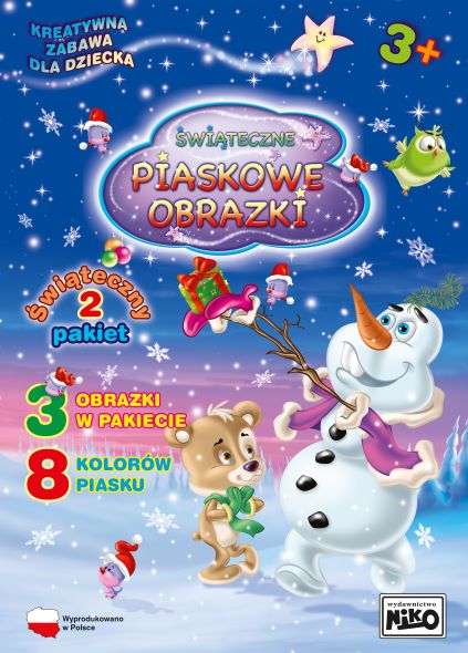 Piaskowe obrazki świąteczne Pakiet nr 2