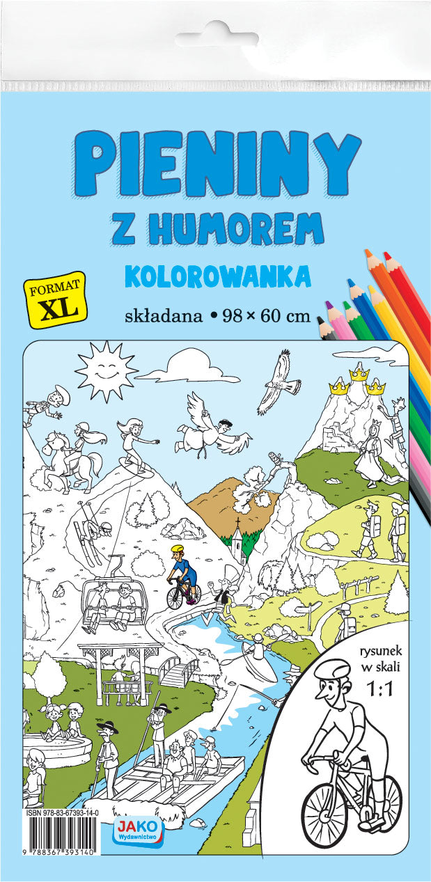 Kolorowanka XL Pieniny z humorem kolor