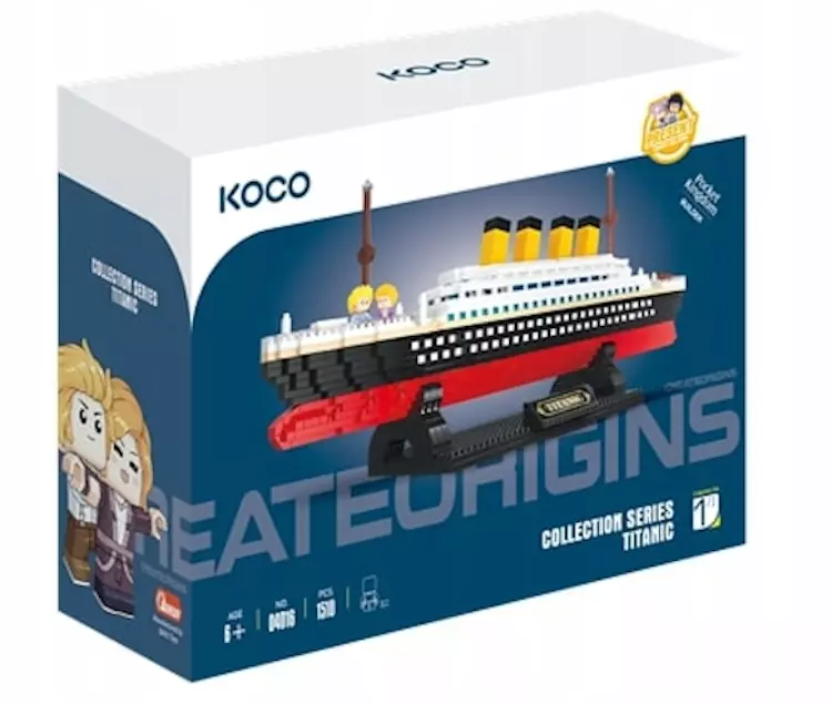 Klocki KOCO Titanic 1510 elementów