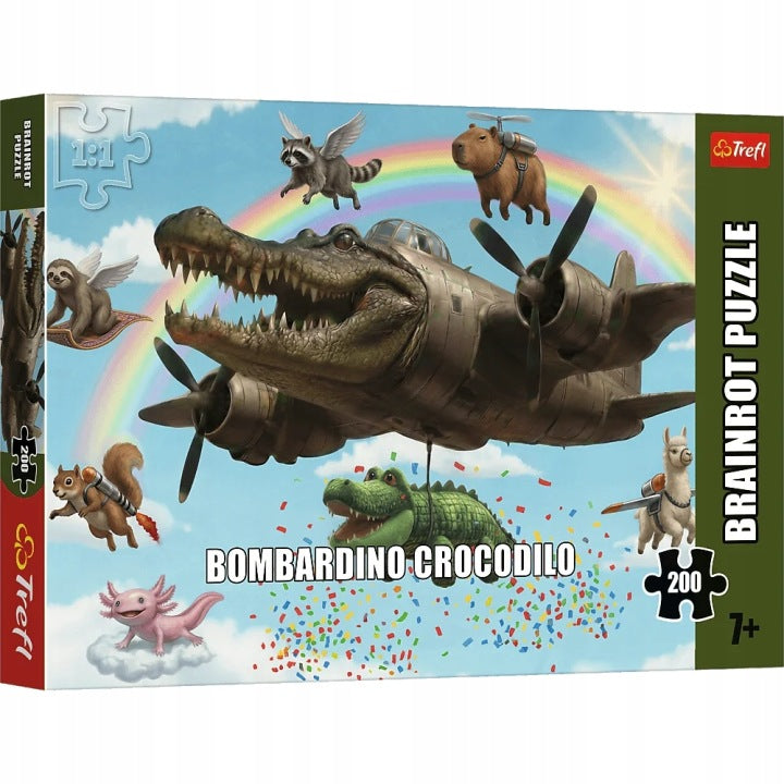 Puzzle 200 BrainRots Bombardino Crocodilo 13374