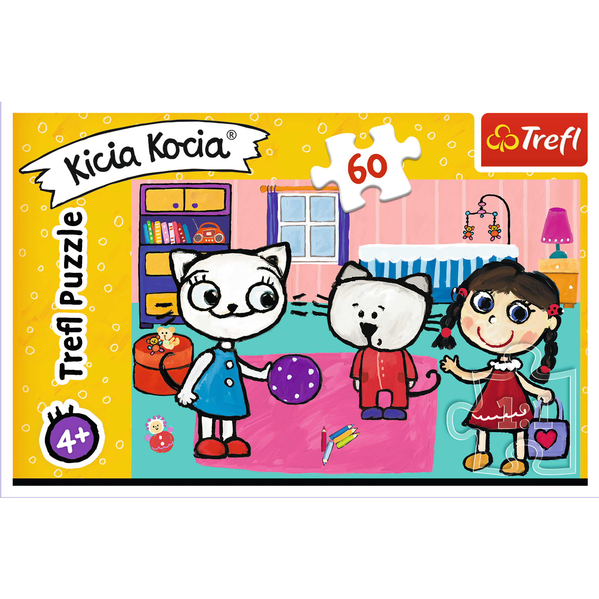 Puzzle 60 Kicia Kocia z przyjaciółmi 17343