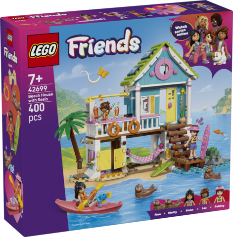 LEGO Friends Domek na plaży z fokami 42699