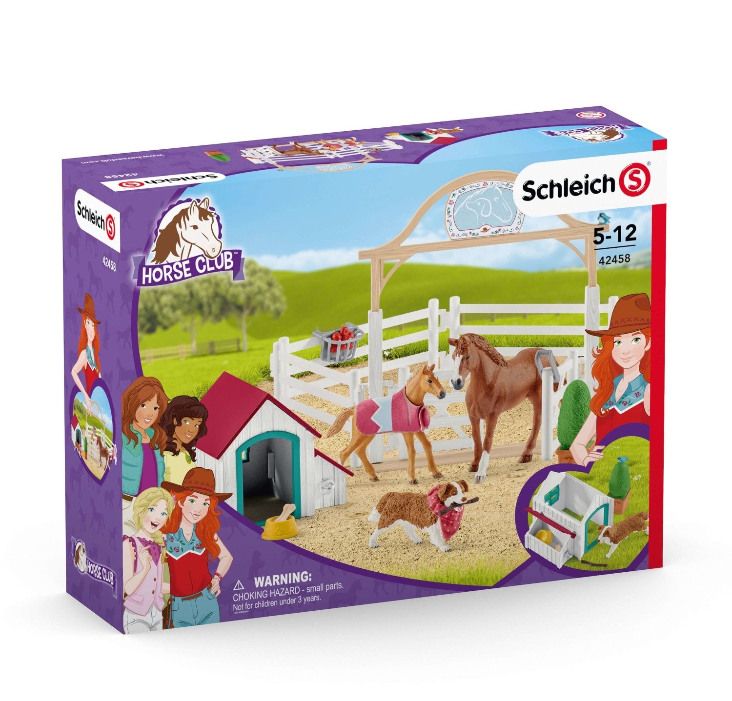 Horse club, konie- goście Hannah z suczką ruby SLH42458