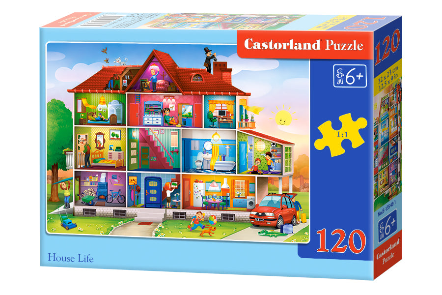 Puzzle 120 Życie w domu B-13548-1