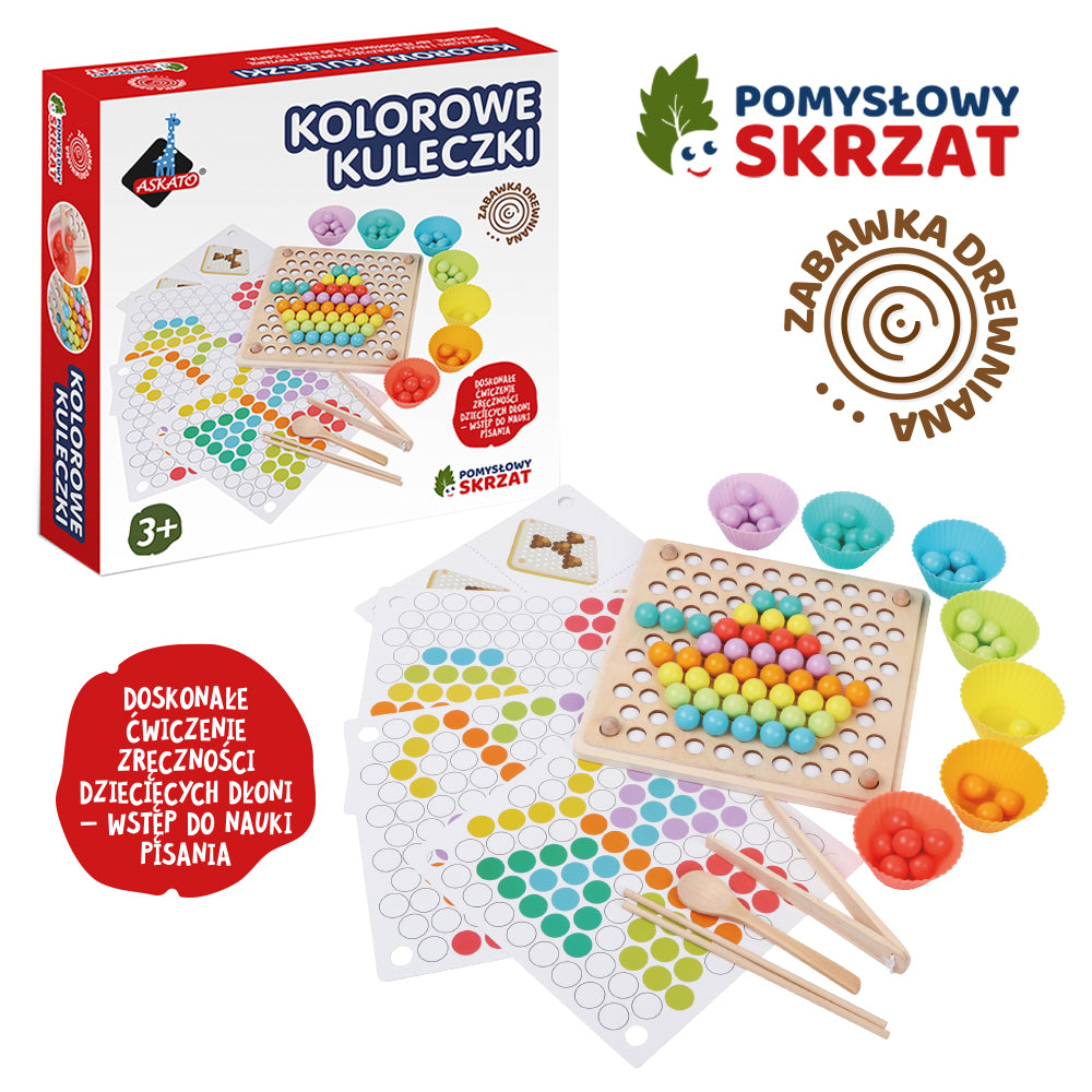 Pomysłowy skrzat kolorowe kuleczki