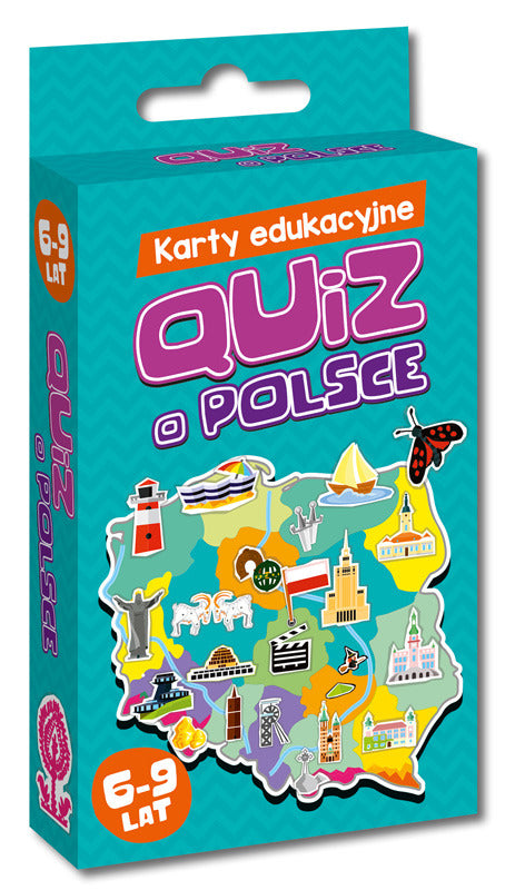 Gra Quiz o Polsce karty edukacyjne