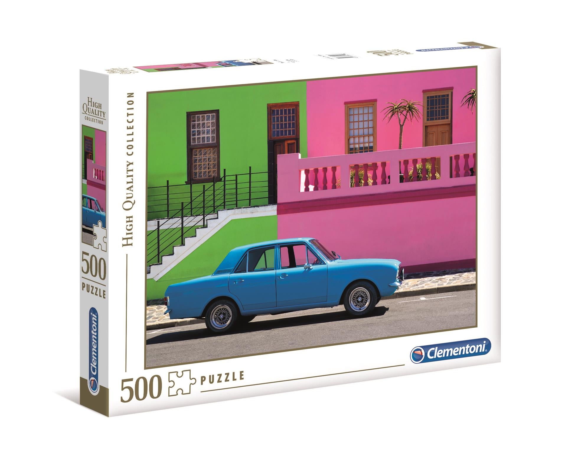 Puzzle 500 HQ Niebieski samochód 35076