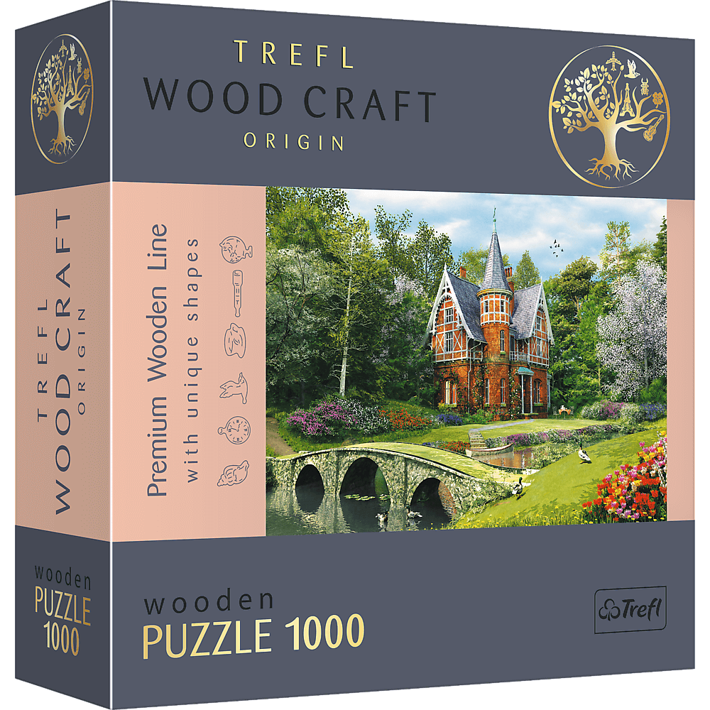 Puzzle 1000 drewniane Wiktoriański dom 20145