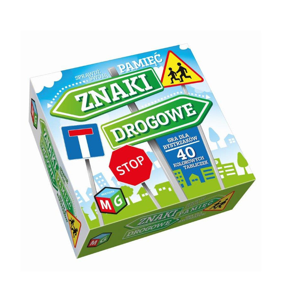 Gra pamięć Znaki drogowe