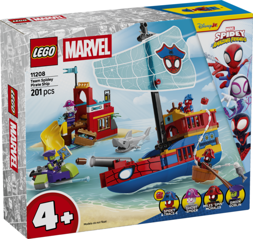 LEGO Spidey Statek Piracki drużyny Spidey'ego 11208