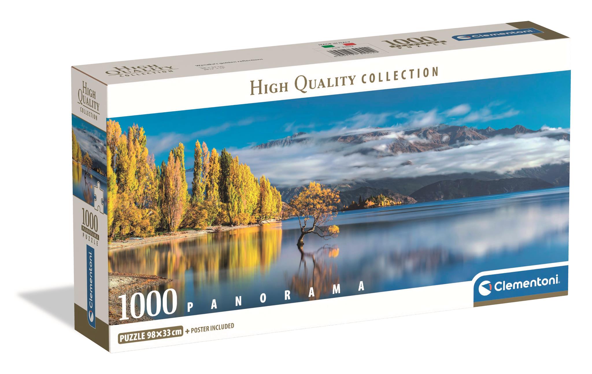 Puzzle 1000 Panorama Compact Wanaka's Golden Reflections 39942