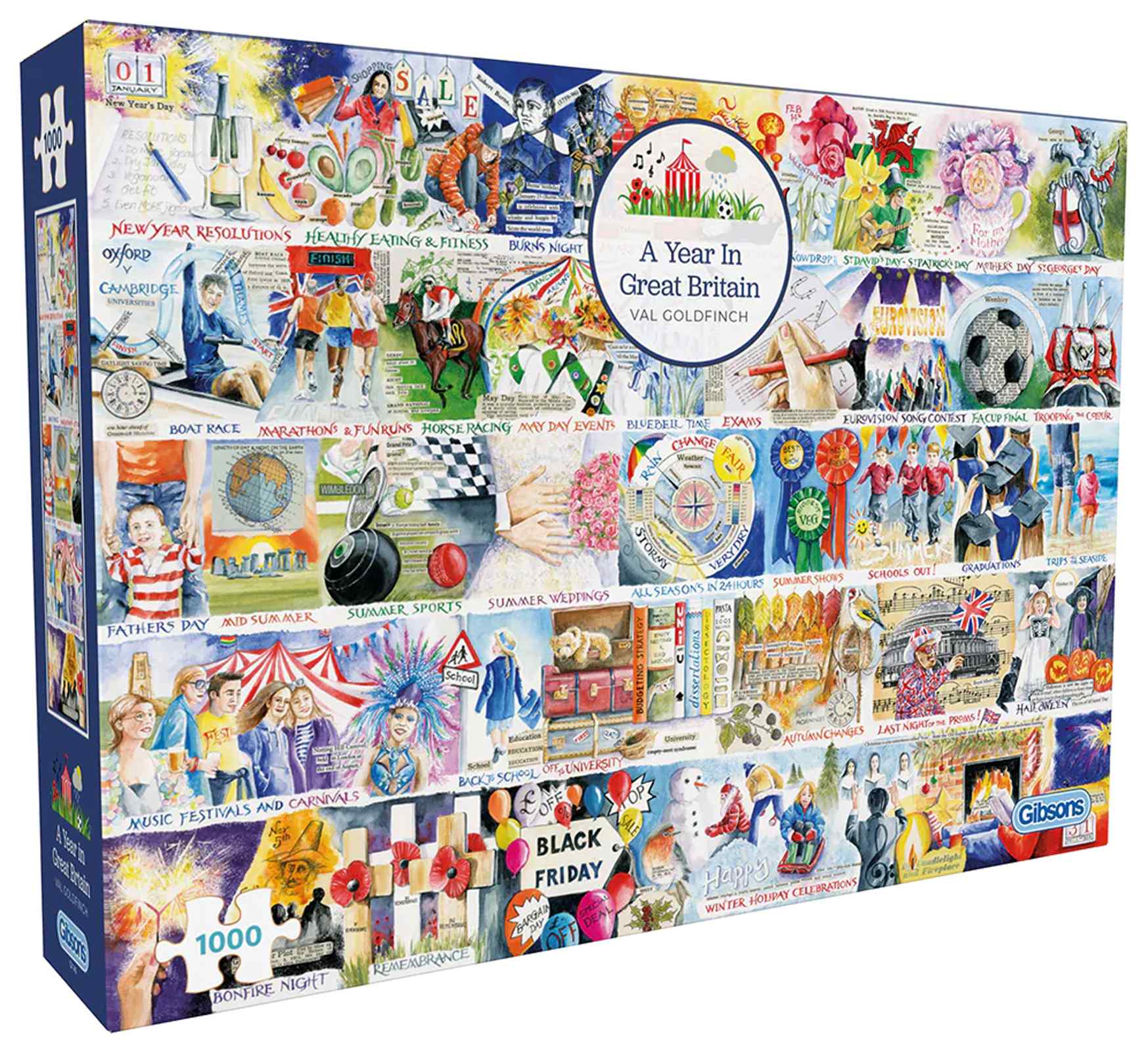 Puzzle 1000 Rok w Wielkiej Brytanii 113711