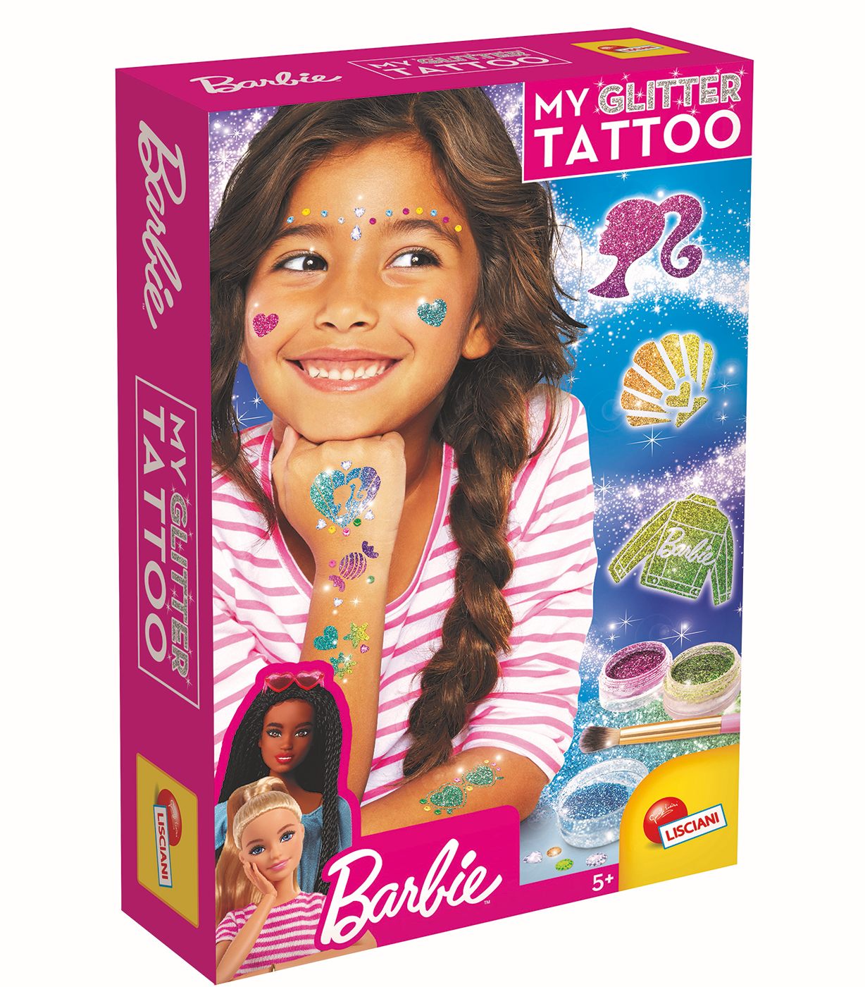 Lisciani Barbie brokatowe tatuaże 304-100958