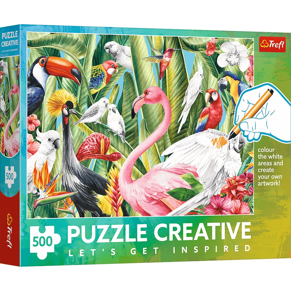 Puzzle 500 Creative Rajskie Ptaki 37564