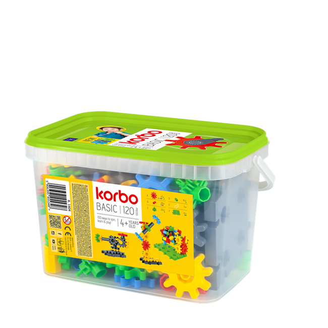 Klocki Korbo Basic 120 elementów