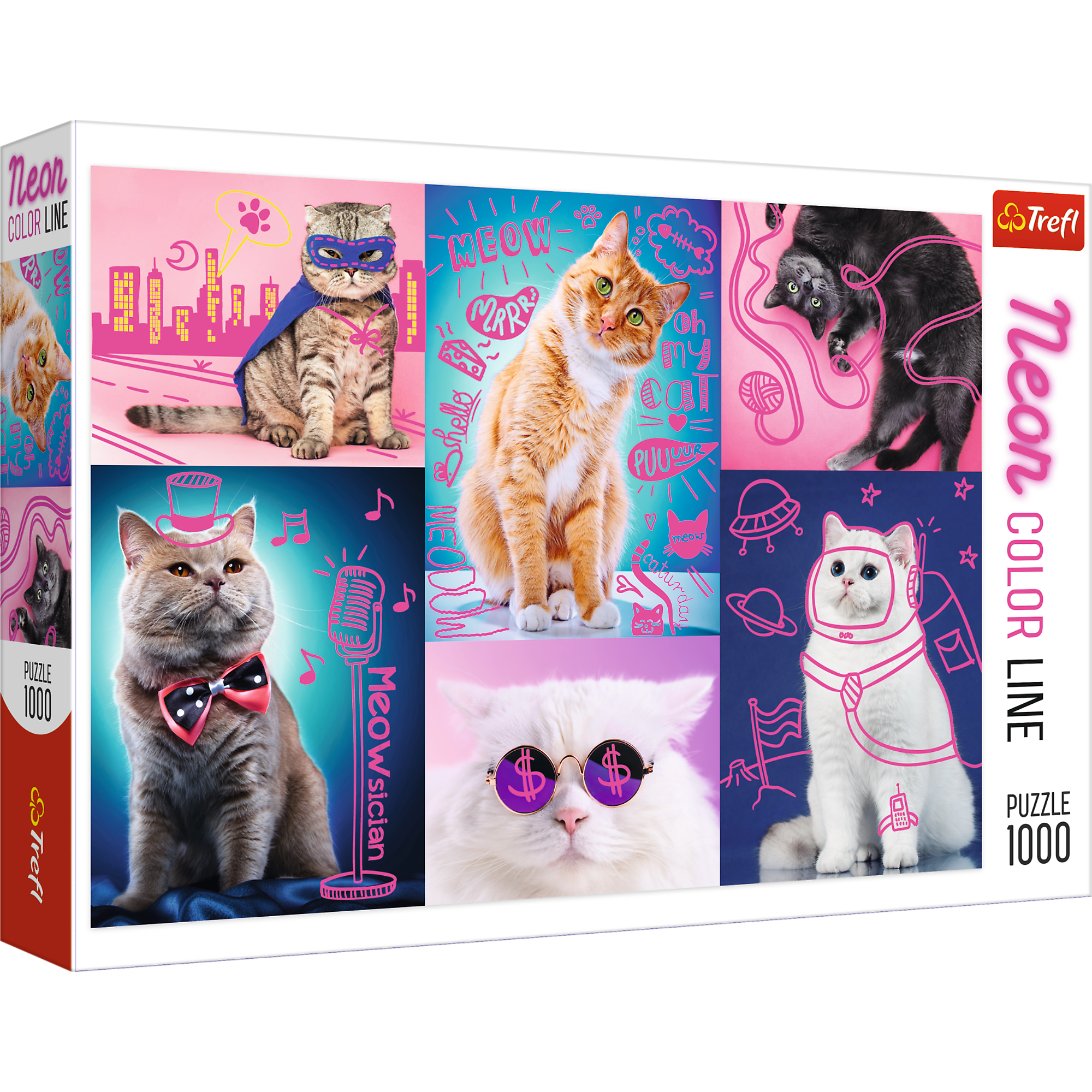 Puzzle 1000 Super koty 10581