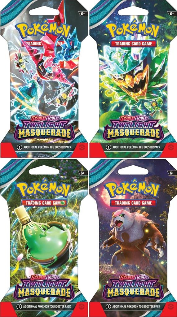Pokemon TCG: SV 06 Sleeved Booster 1 szt. mix