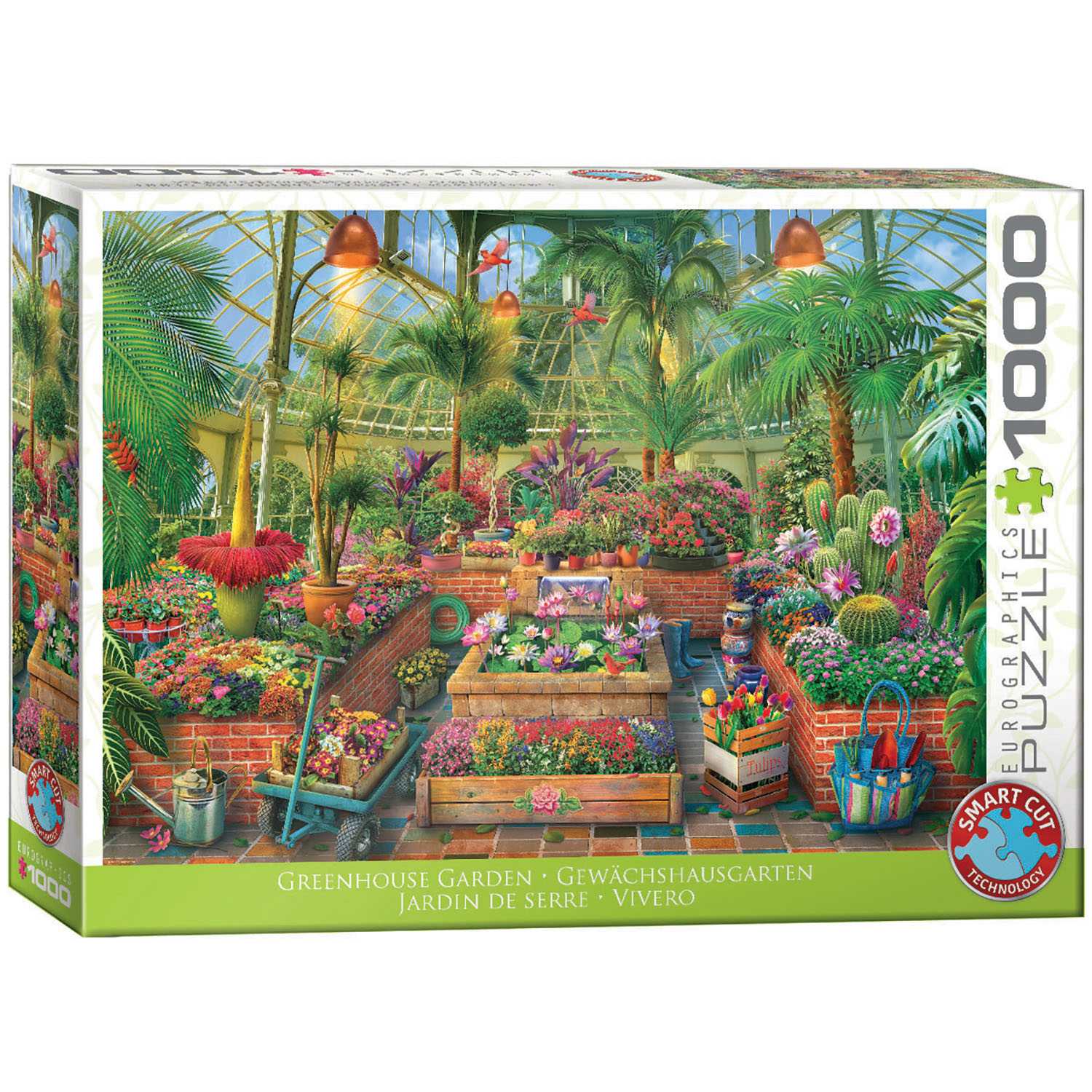 Puzzle 1000 Greenhouse Garden by Eduard 6000-6014