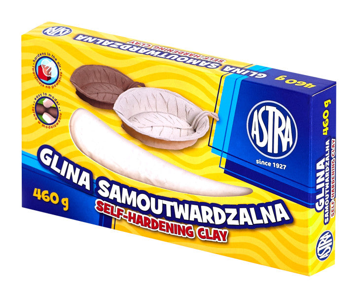 Glina samoutwardzalna Astra 460g biała