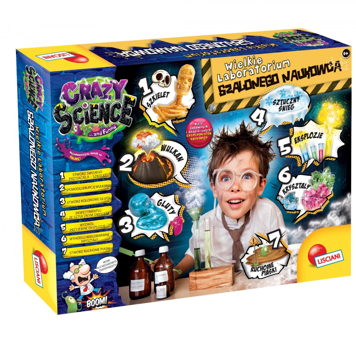 Wielkie laboratorium 7w1 szalonego naukowca Crazy science 304-PL68654