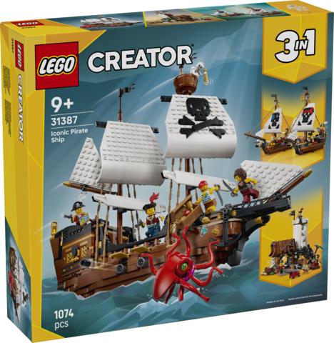 LEGO Creator 3w1 legendarny Statek Piracki 31387