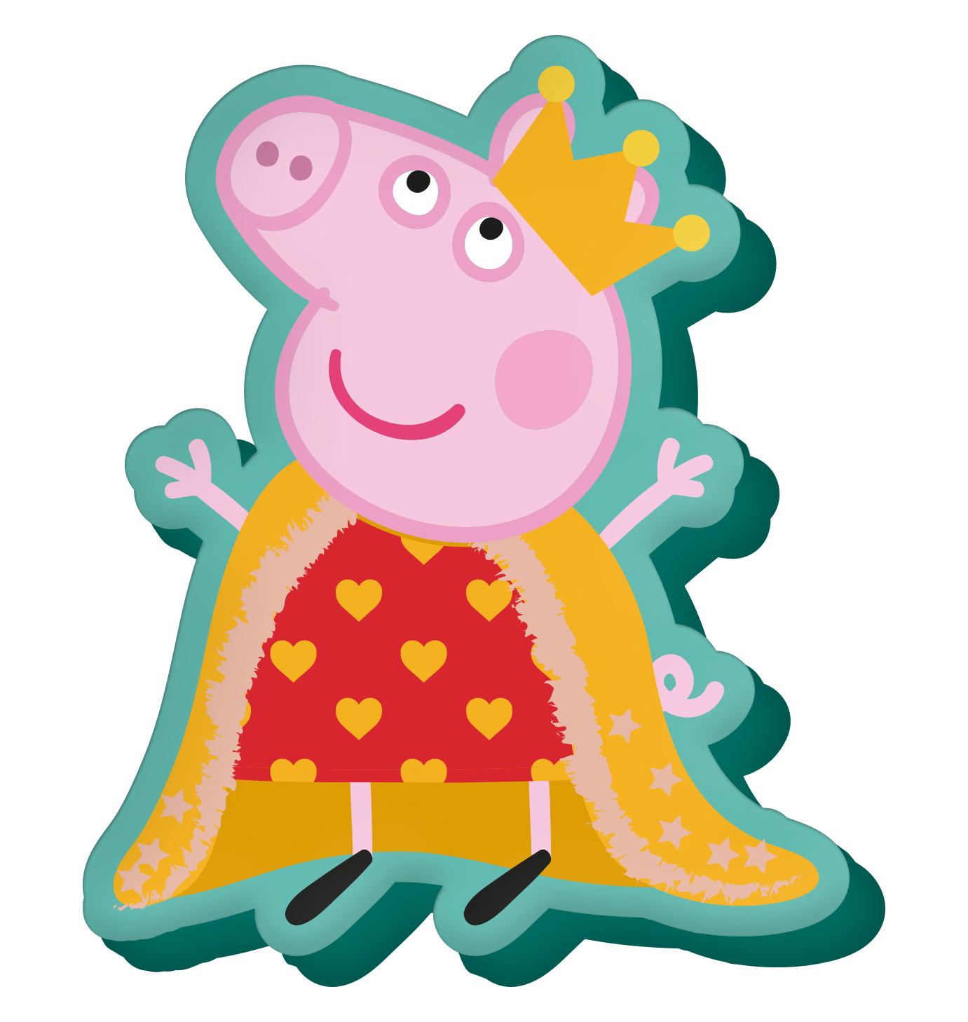 Poduszka Peppa Pig 30x30cm PP17036