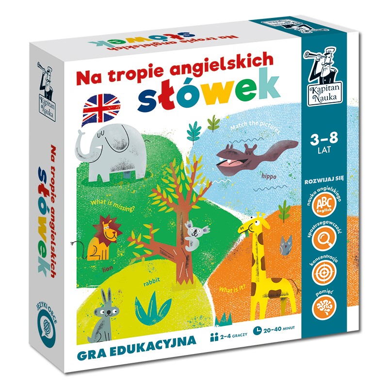 Gra Na tropie angielskich słówek Kapitan Nauka