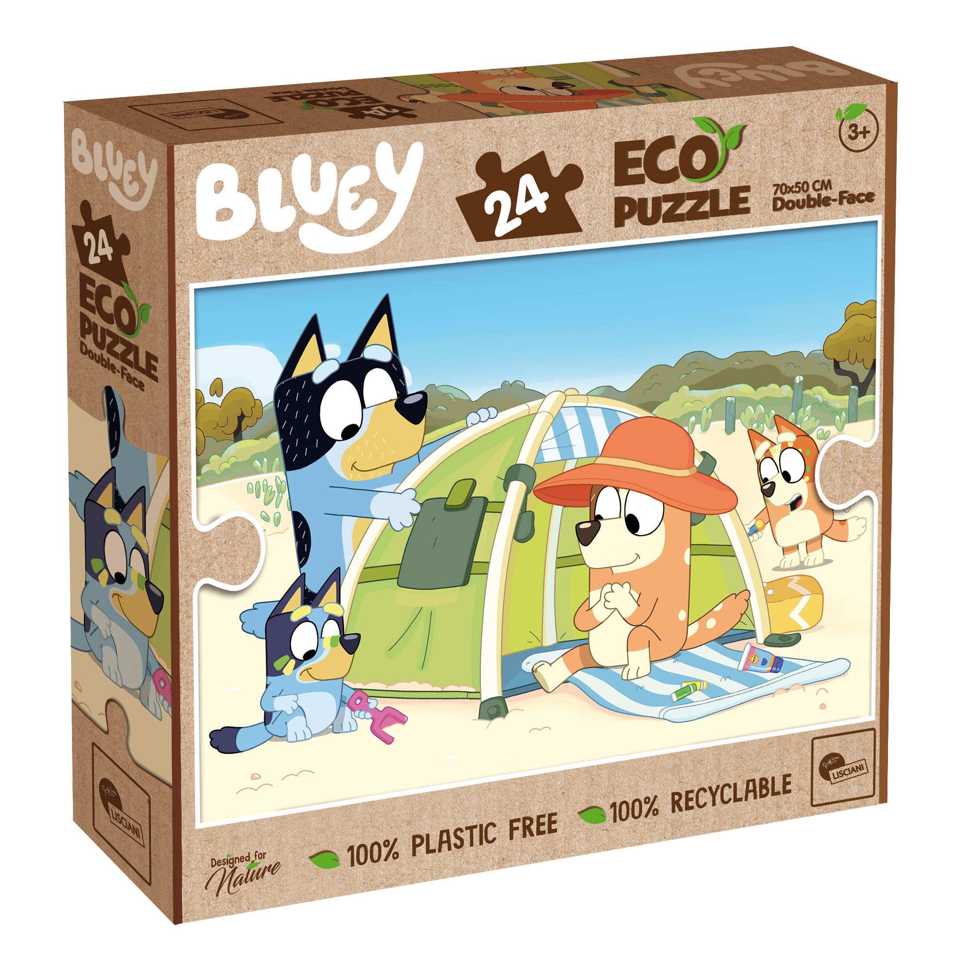 Lisciani Puzzle 24 Eko dwustronne Bluey 304-104802