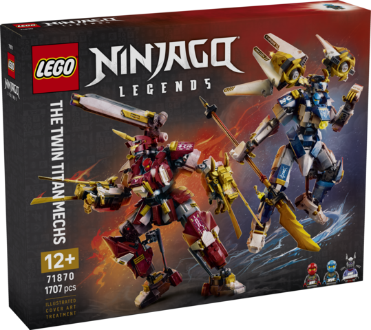 LEGO Ninjago Bliźniacze tytanowe mechy 71870