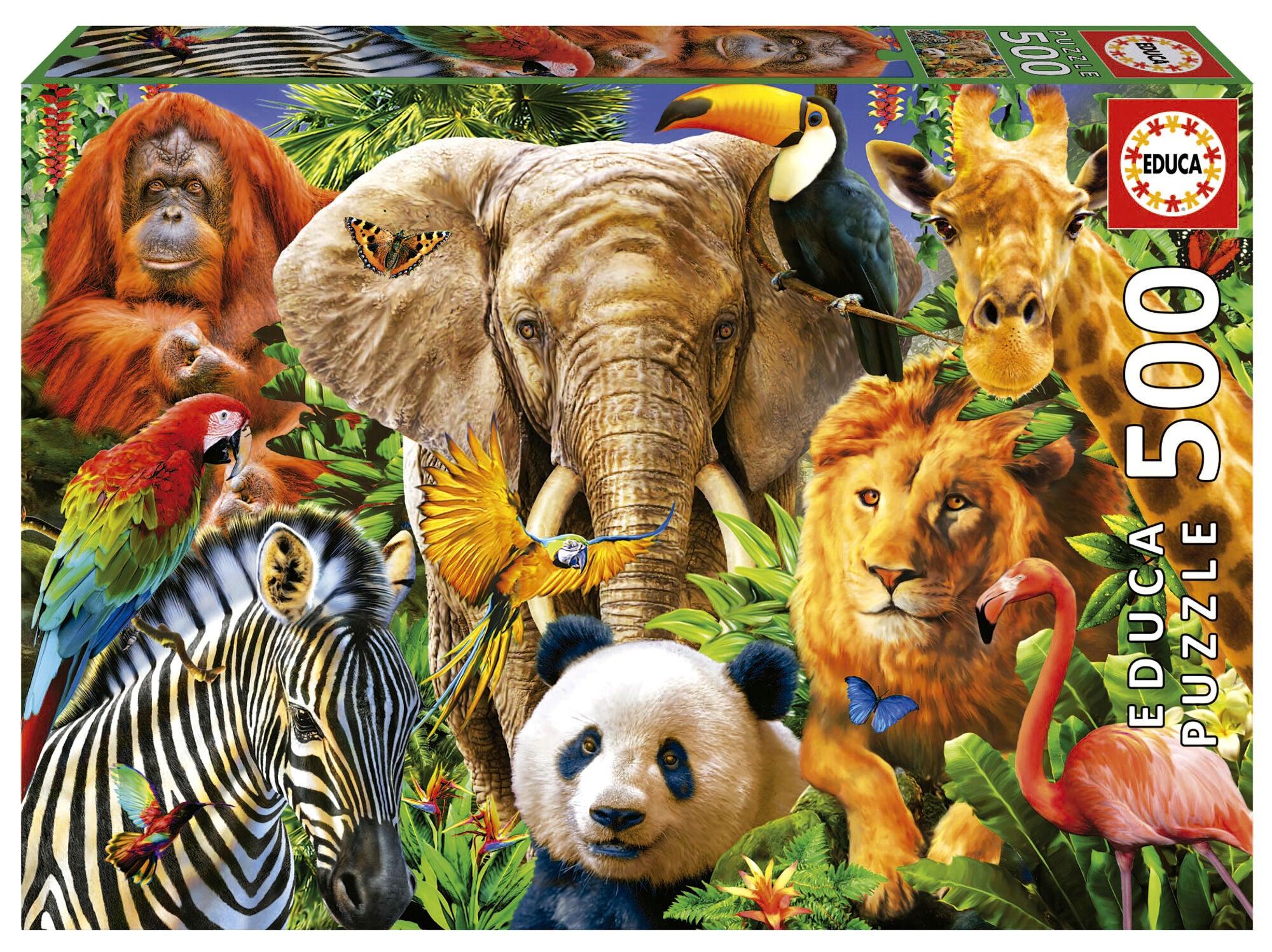 Puzzle 500 Dzikie zwierzęta 111630