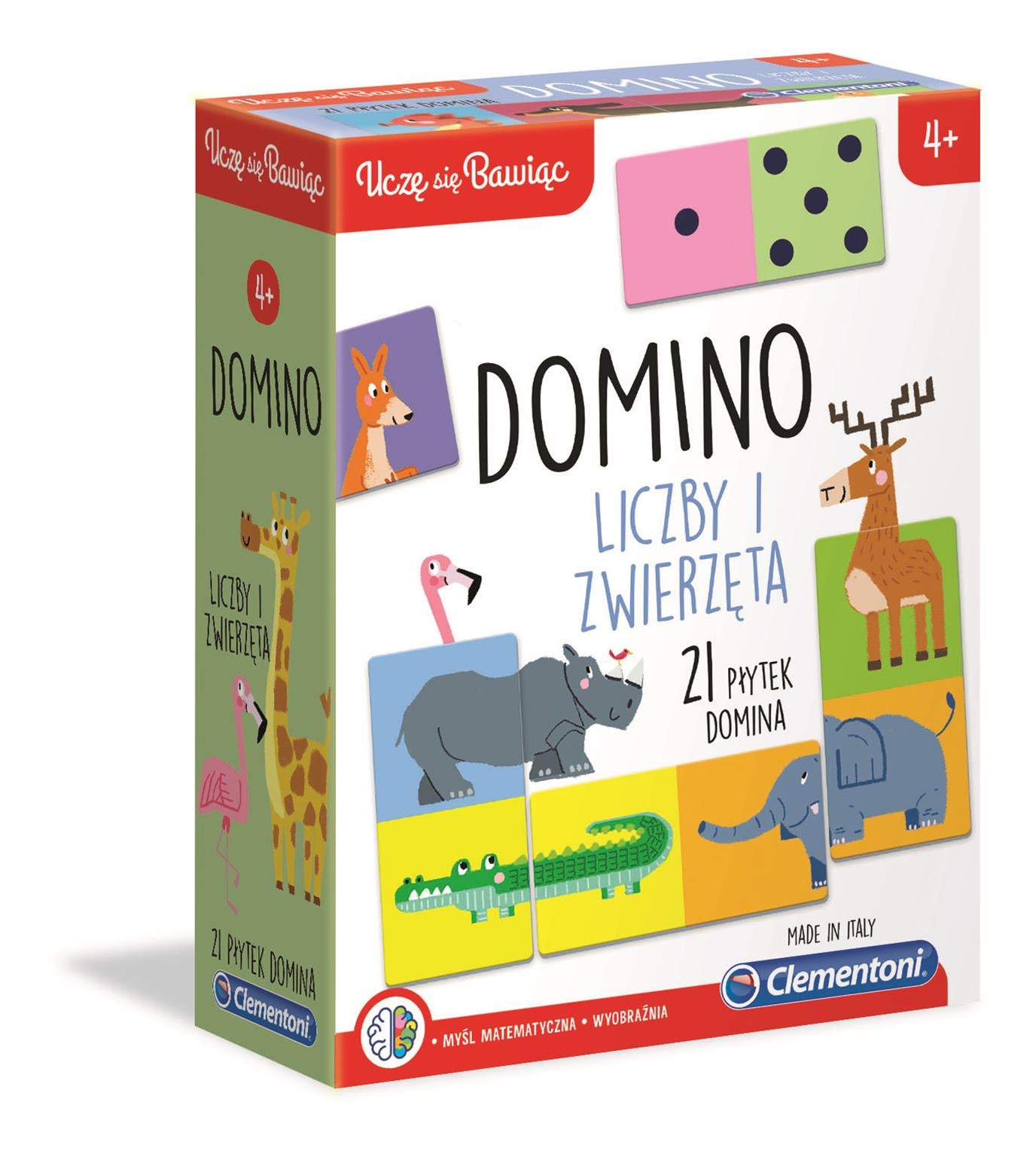 Domino liczby i zwierzęta 50083