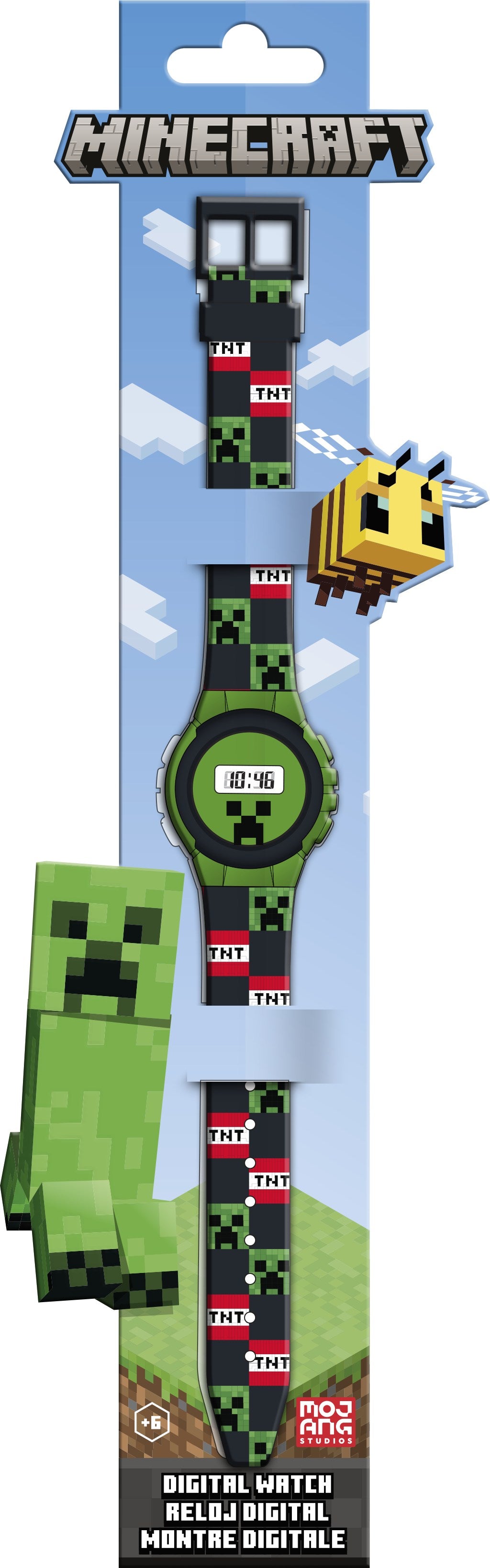 Zegarek cyfrowy Minecraft KE02 ECO MIN4223