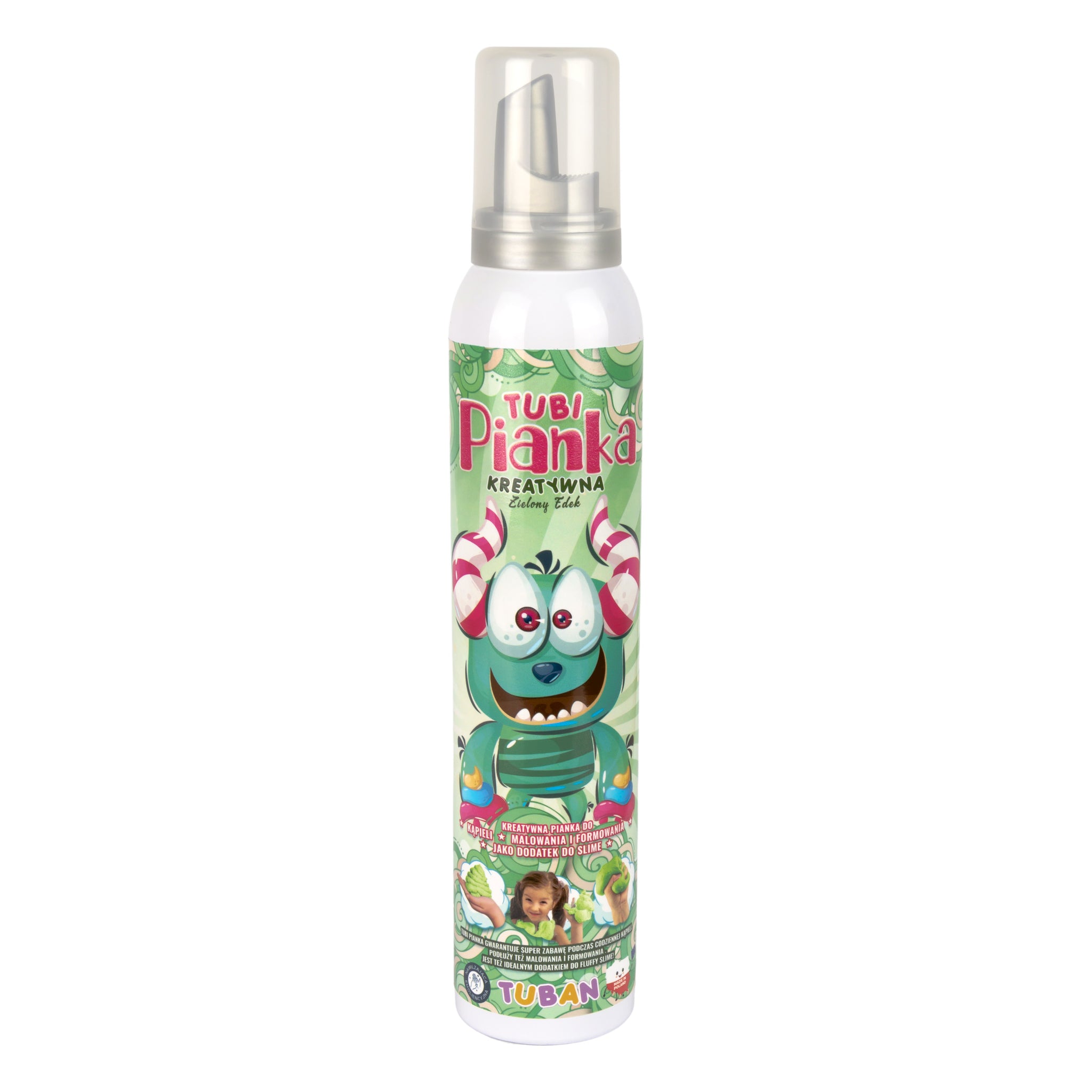 Tubi pianka do kąpieli zielony Edek 200ml