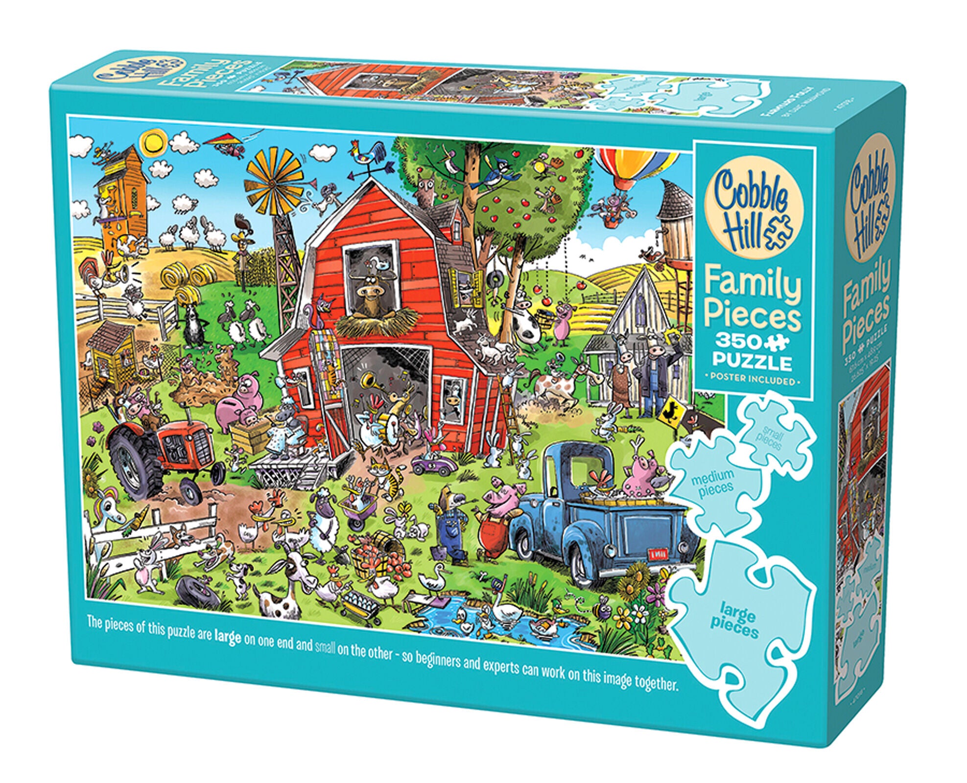 Puzzle 350 Wiejskie szaleństwo 112684