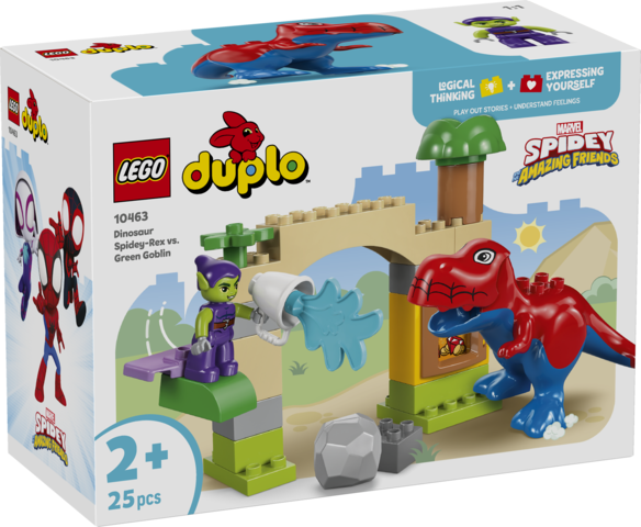 LEGO Duplo Dinozaur Spidey-Rex i zielony Goblin 10463