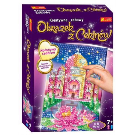 Cekinowy obrazek tadż mahal