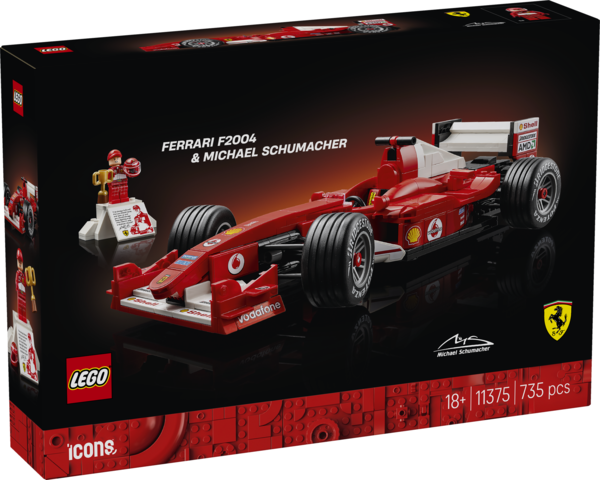LEGO Icons Ferrari F2004 i Michael Schumacher 11375