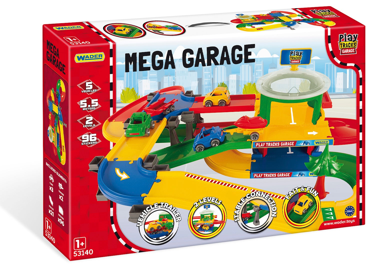 Zestaw Garaż Play Tracks 53140
