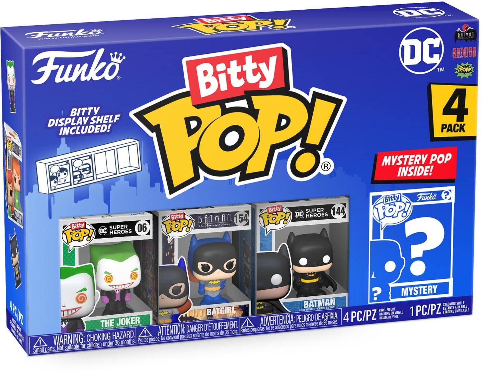 Figurki Bitty POP DC The Joker 4 pack