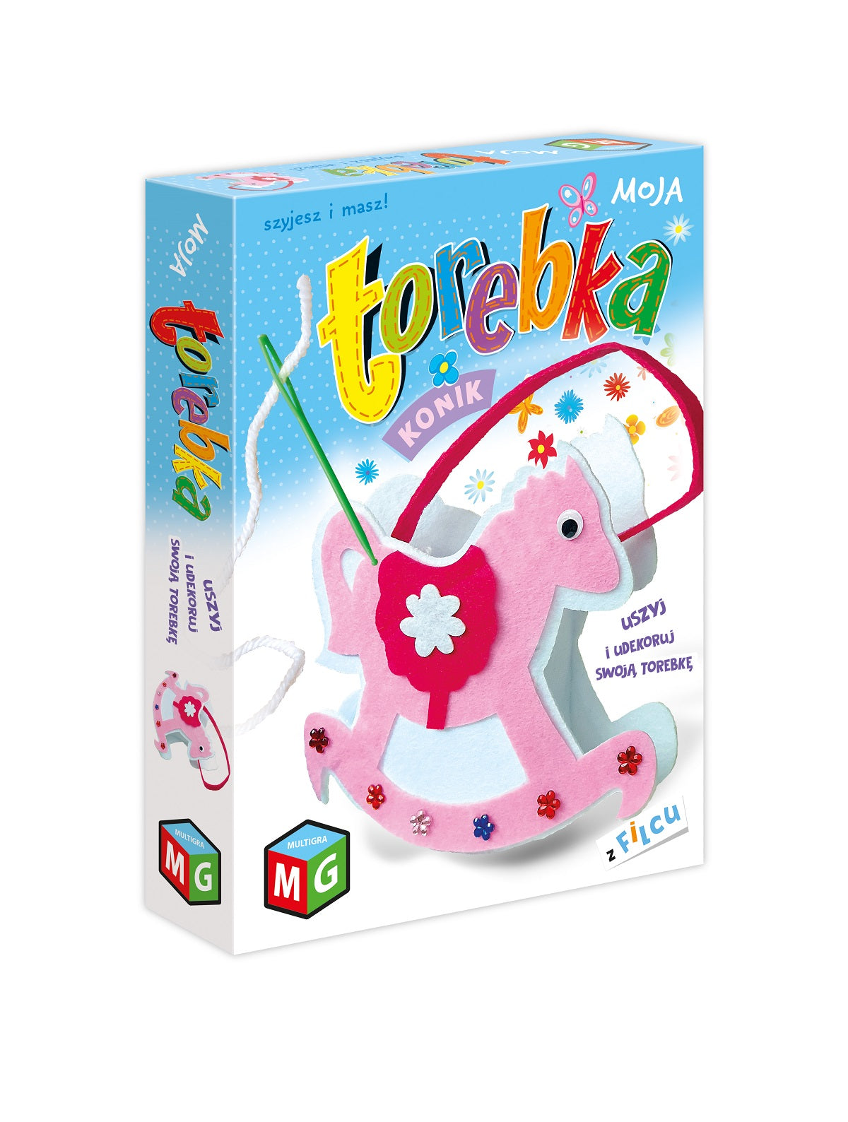 Moja torebka z filcu Konik