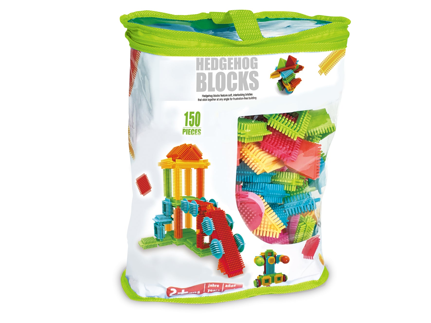 Klocki szczotkowe w worku 150 elementów 101903