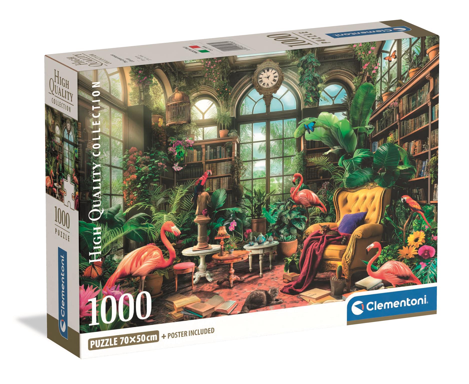 Puzzle 1000 Compact the Greenhouse Library 39936