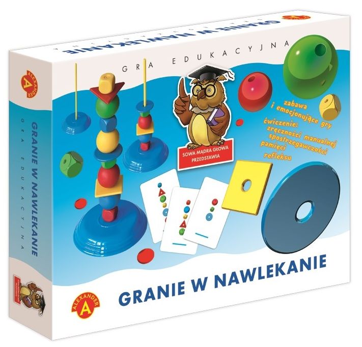 Gra Granie w nawlekanie sowa mądra głowa 1747