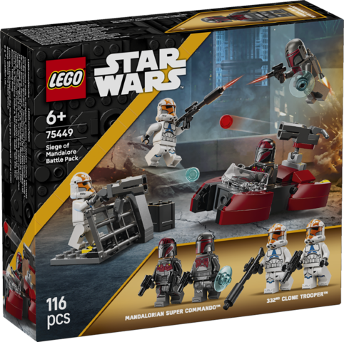 LEGO Star Wars Oblężenie Mandalory zestaw bitewny 75449