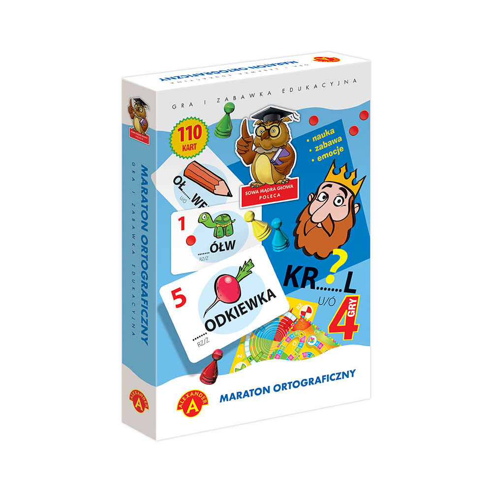 Gra Maraton ortograficzny gra edu sowa