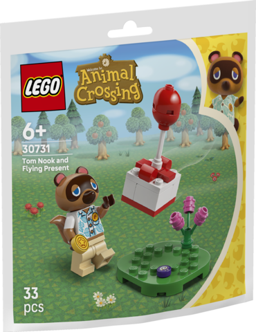 LEGO Animal Crossing Tom Nook i latający prezent 30731